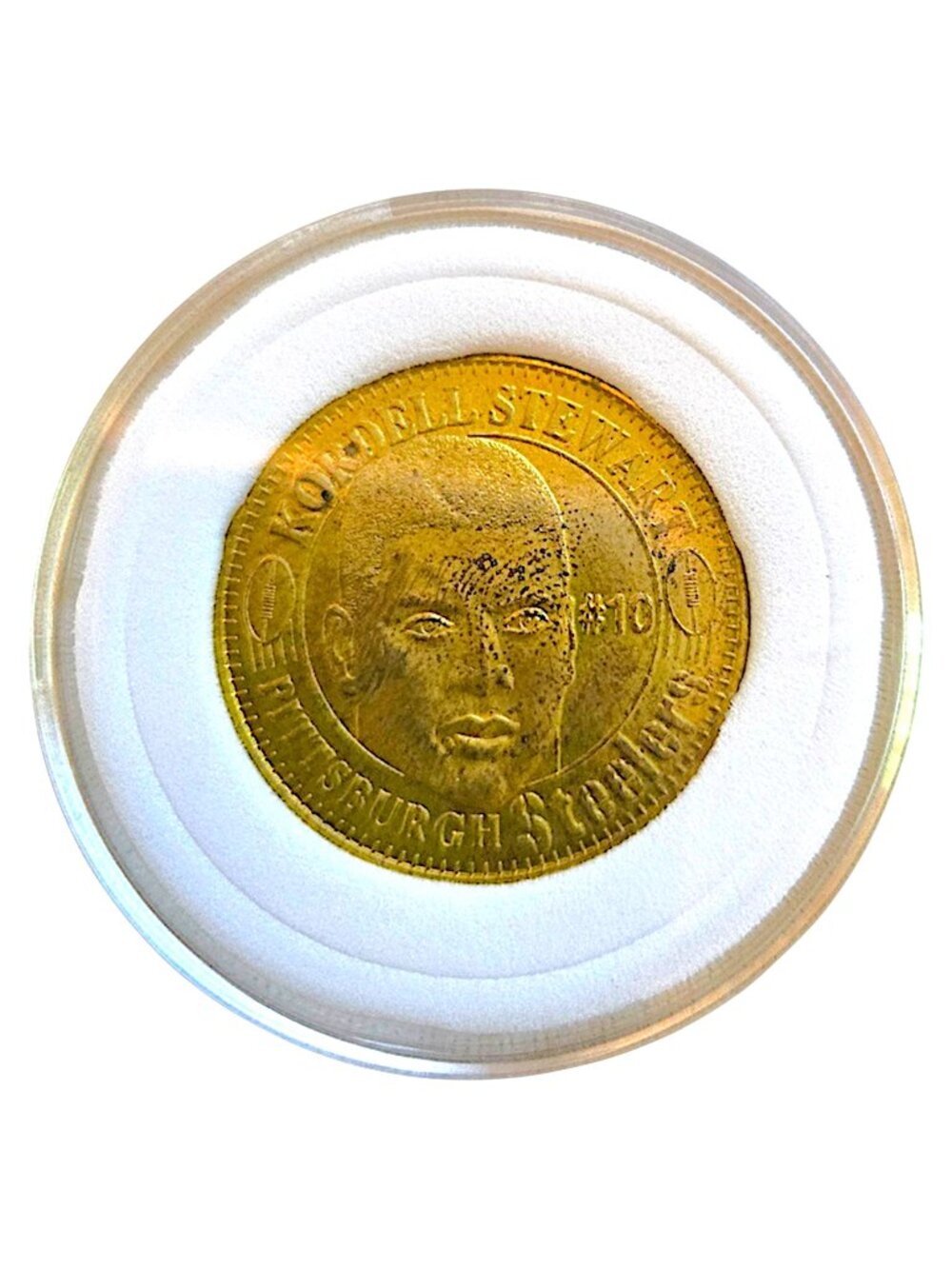 Kordell Stewart Pittsburgh Steelers Vintage NFL Pinnacle QB Club Collect Coin